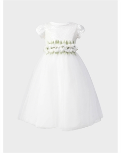 Платье с поясом из роз Monnalisa