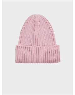 Шапка с отворотом, розовая Jan&sofie