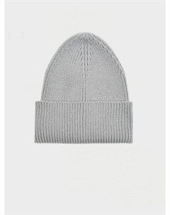 Шапка с отворотом, серая Jan&sofie
