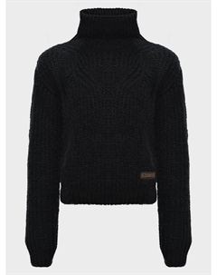 Джемпер с воротником-стойкой, черный Dsquared2