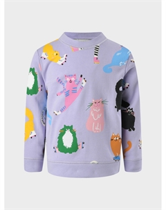 Свитшот с принтом "кошки" Stella mccartney