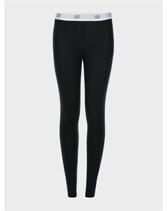 Черные леггинсы с резинкой под живот Cache coeur