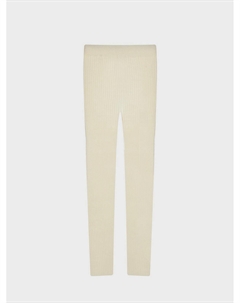 Леггинсы молочного цвета из шерсти Jan&sofie