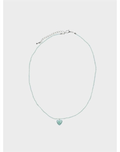 Ожерелье с голубым сердцем Tais