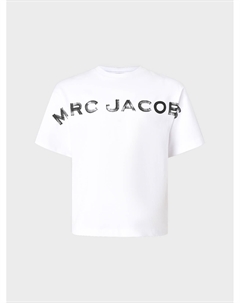 Футболка с лого, белая Marc jacobs