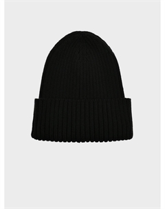 Шапка с отворотом, черная Jan&sofie