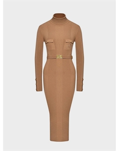 Трикотажное платье с нагрудными карманами Elisabetta franchi