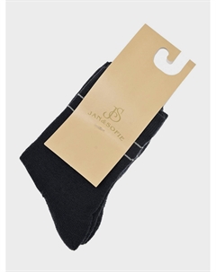 Темно-синие носки с принтом "олени" Jan&sofie