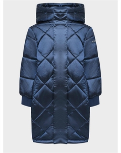 Стеганое пальто с капюшоном Monnalisa