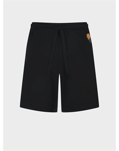 Базовые черные бермуды с патчем "Чебурашка" Dan maralex