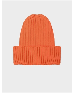 Шапка оранжевого цвета с отворотом Jan&sofie