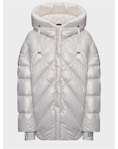 Стеганая куртка с капюшоном, белая Diego m