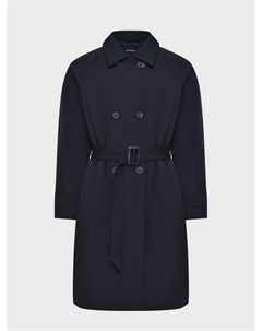 Плащ утепленный двубортный Emporio armani