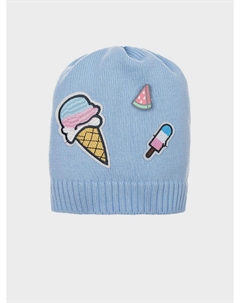 Голубая шапка с нашивками Regina