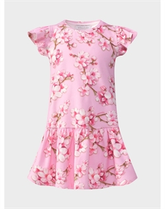 Платье с рюшами, цеточный принт Monnalisa