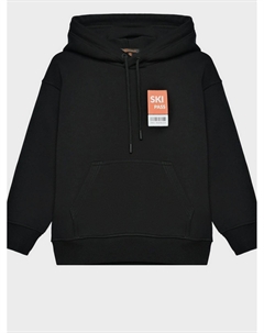 Толстовка-худи с принтом на спине, черная Dan maralex