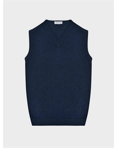 Базовый вязаный жилет, из шерсти и кашемира, темно-синий Blackheath