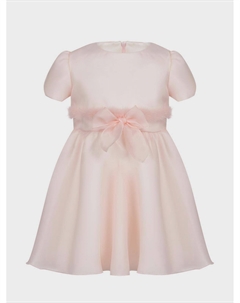 Платье с бантом и отделкой эко-мехом Baby a.