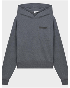 Темно-серая толстовка-худи Brunello cucinelli