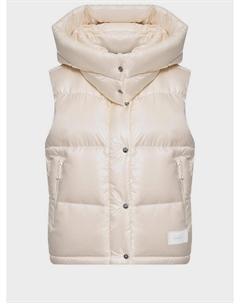 Укороченный жилет с капюшоном Add