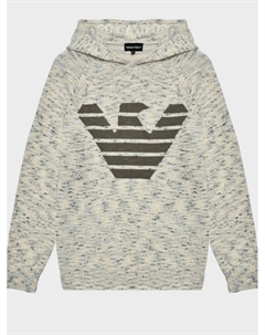 Джемпер с кпюшоном с лого Emporio armani