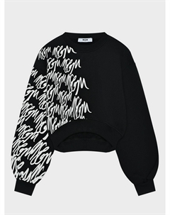 Свитшот с белым лого Msgm