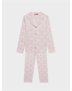 Пижама со сплошным принтом, розовая Hanssop