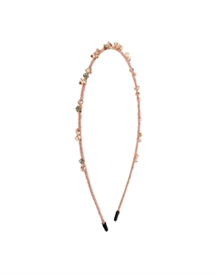 Ободок с бусинками, розовый Tais