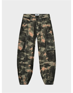 Камуфляжные брюки с карманами-карго Msgm
