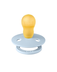 Пустышка латексная Colour, Baby Blue, 18+ мес Bibs