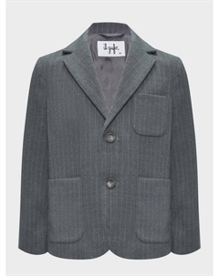 Пиджак в тонкую полоску, серый Il gufo