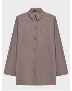 Рубашка с накладными карманами, бежевая Dan maralex