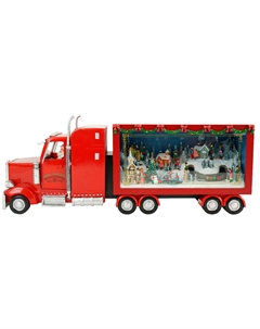 Новогодний сувенир "Автомобиль" LED, 66х26х18 см Timstor