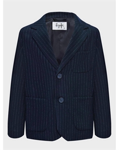 Пиджак в тонкую полоску, темно-синий Il gufo