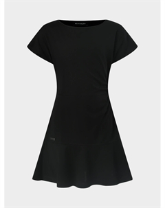 Черное платье из пунто милано Monnalisa