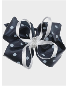 Резинка для волос с бантом в горох, синий Tais