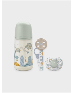 Набор Dreams: Бутылочка 270 мл; соска-пустышка 0-6 месяцев Suavinex