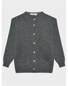 Кардиган из шерсти и кашемира с карманами, темно-серый Blackheath