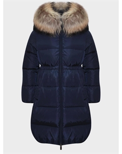 Пальто-пуховик, темно-синее Il gufo