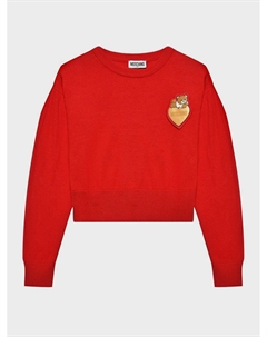 Джемпер с принтом "сердце" Moschino