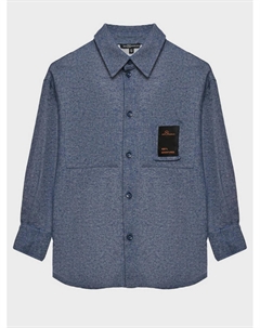 Рубашка с нагрудными карманами, синяя Dan maralex