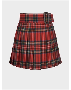 Плиссированная юбка в клетку Dolce&gabbana