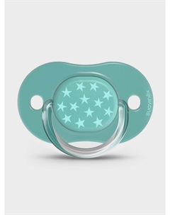 Зеленая пустышка с физиологической силиконовой соской "BASICS", от 6 до 18 месяцев (2 шт) Suavinex