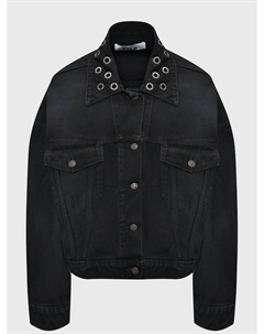 Джинсовая куртка с люверсами на воротнике Msgm