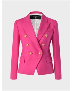 Пиджак двубортный, фуксия Balmain