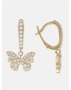 Серьги "Бабочки", золото 585 Sneak peek