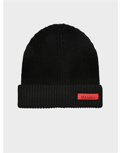 Шапка с лого, черная Max&co