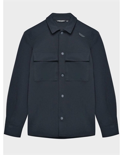 Рубашка с наклатдными карманами, синяя Antony morato