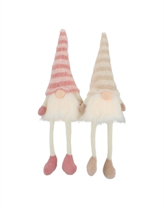 Новогодний сувенир "Гном" в ассортименте, 19x11x57 см Timstor