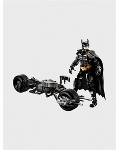 Конструктор Super Heroes «Фигура Бэтмена и Бэтцикл» Lego